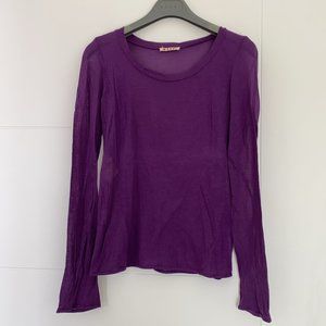 MARNI Scoop Neck Long Sleeve Top